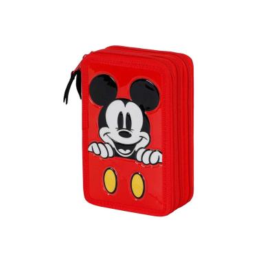 Astuccio 3 zip mickey 3d