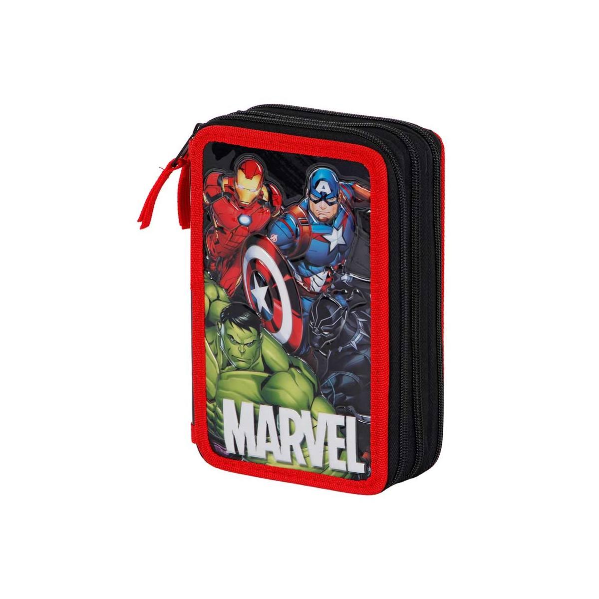 Astuccio 3 zip avengers 3d