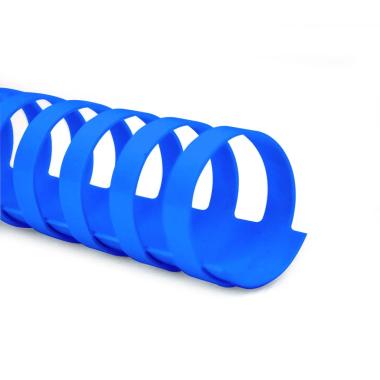 Spirali in plastica mm6 cf100 blu