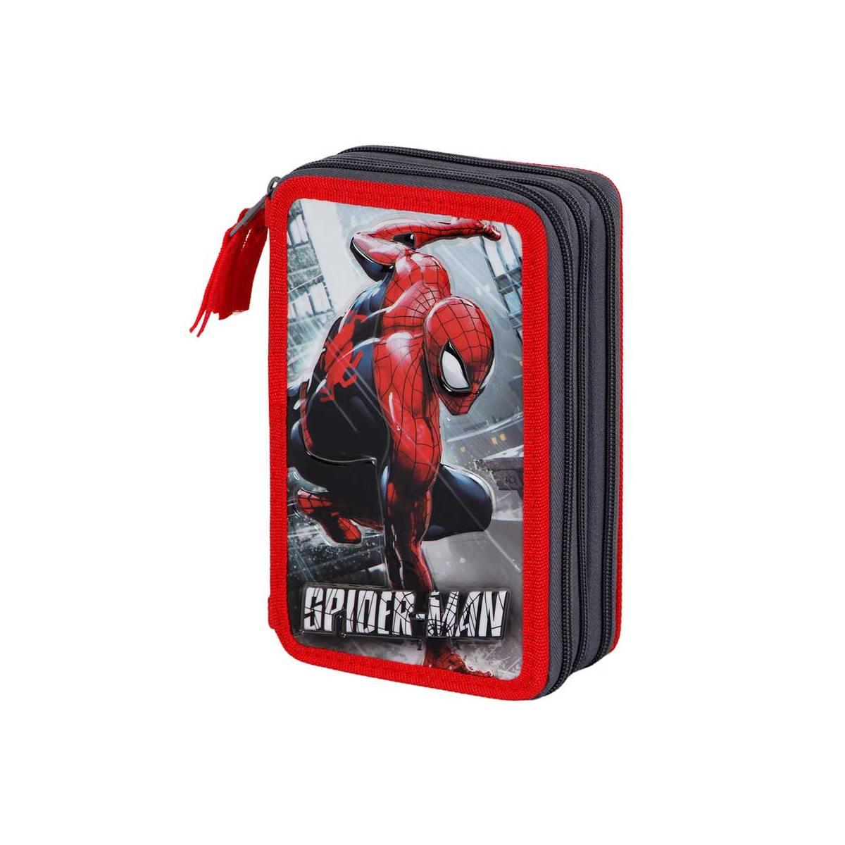 Asuccio 2 scomparti spiderman 3d plumier