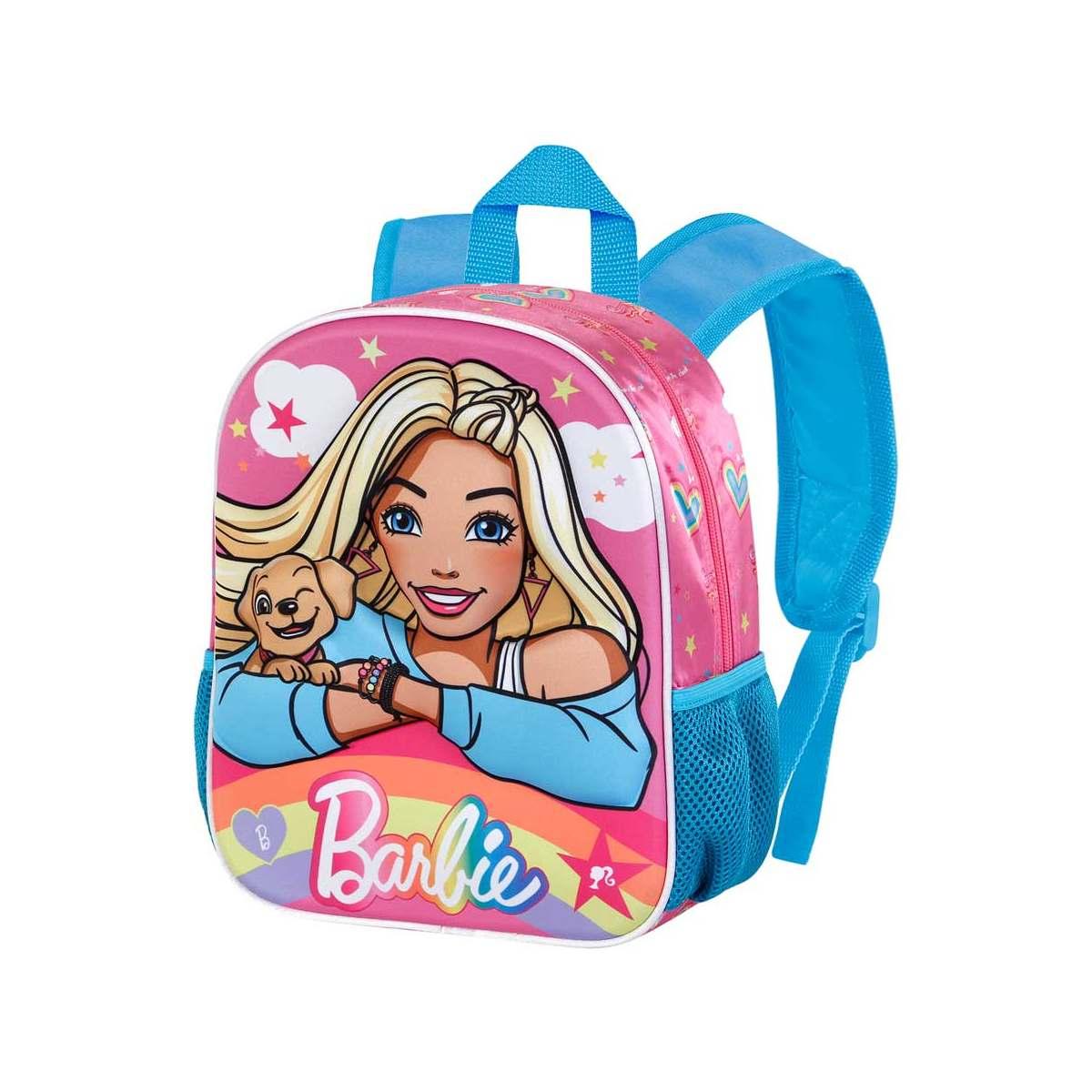 Zaino asilo barbie fashion 3d rainbow