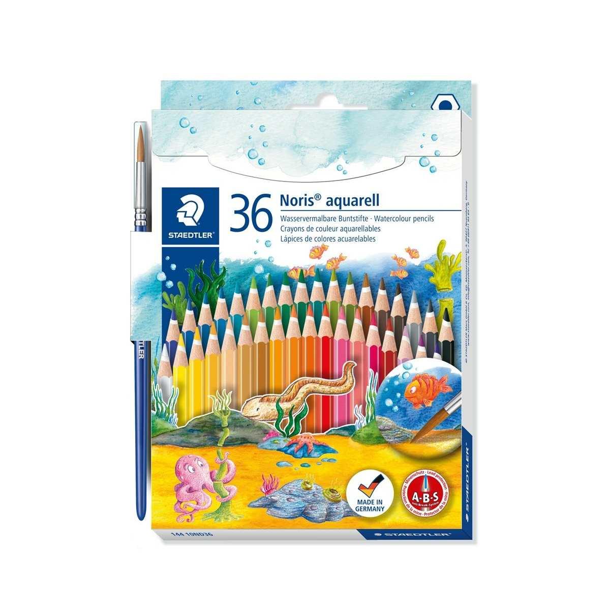Pastelli aquarell noris club 36pz.