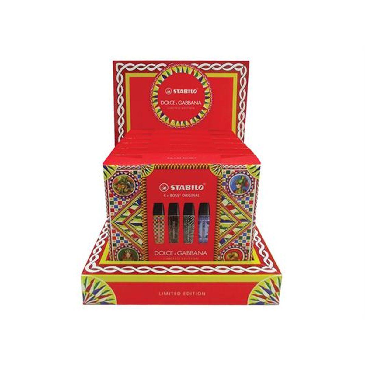 Esp. 6 cofanetti stabilo boss  limited edition d&g