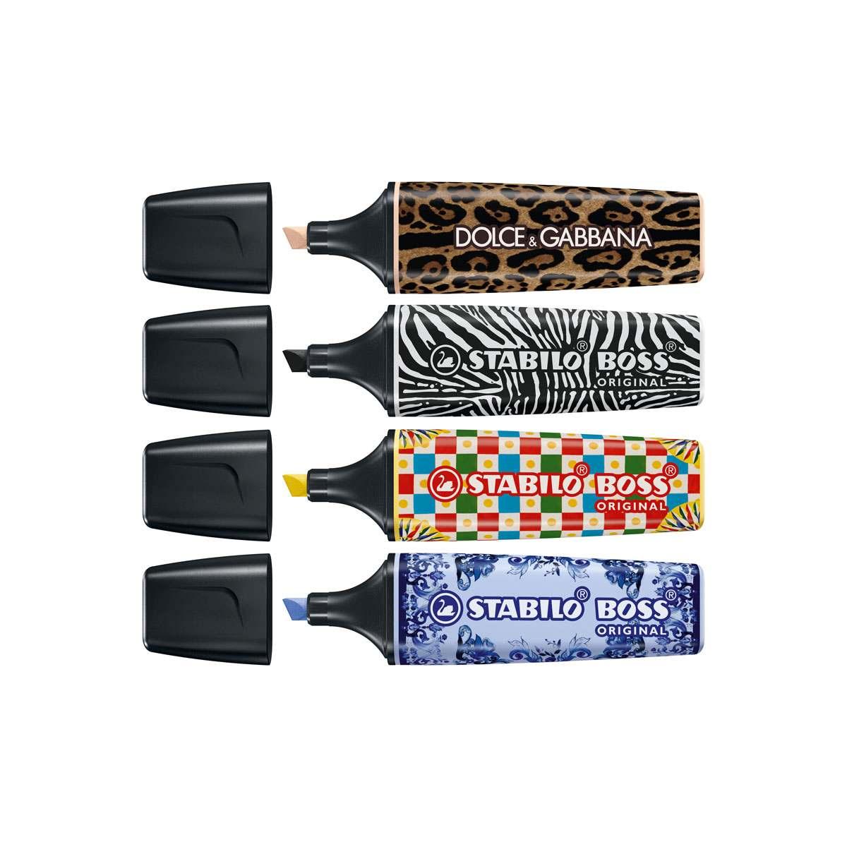 Esp. 6 cofanetti stabilo boss  limited edition d&g