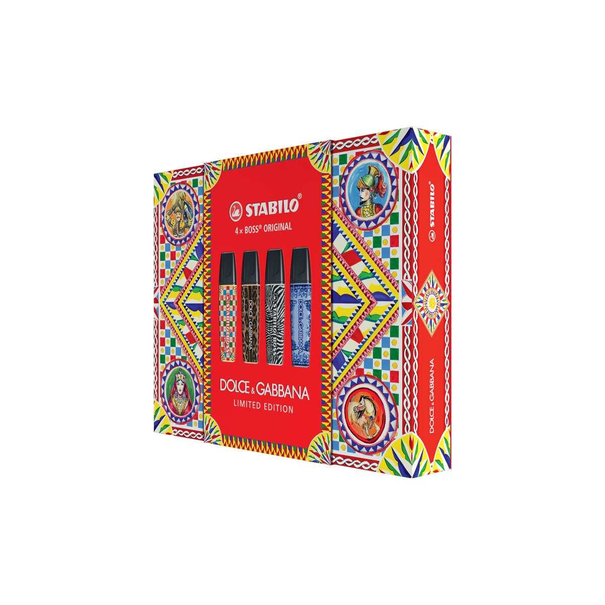 Esp. 6 cofanetti stabilo boss  limited edition d&g