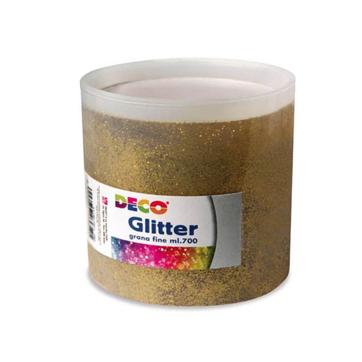 Barattolo glitter grana fine ml.700 oro