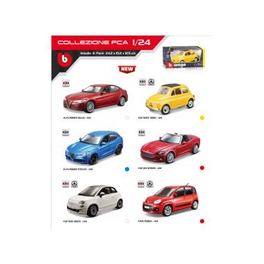 Collezione burago fca 1:24
