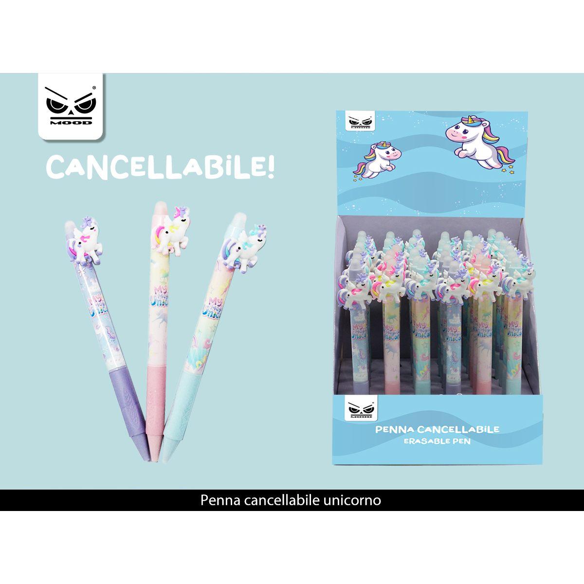 Penna cancellabile unicorno (cf36)