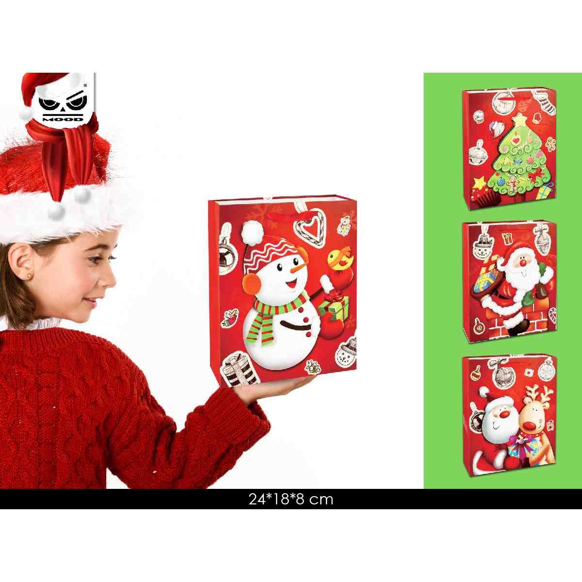 Sacchetto red xmas mis. s