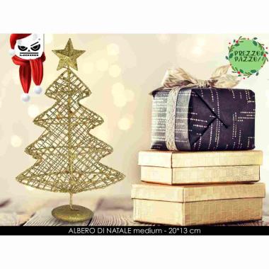 Albero di natale gold medium size