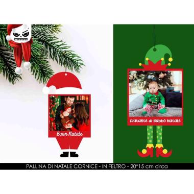 Cornice decorazione albero in feltro