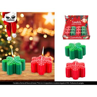 Candela fiocco di neve