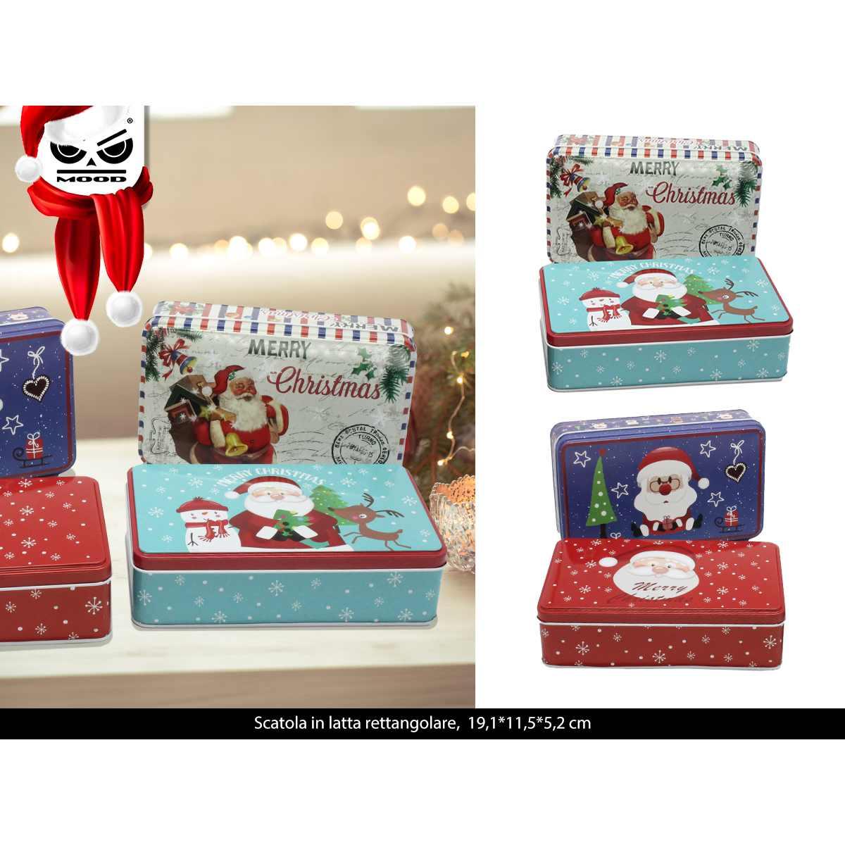 Scatola in latta rettangolari