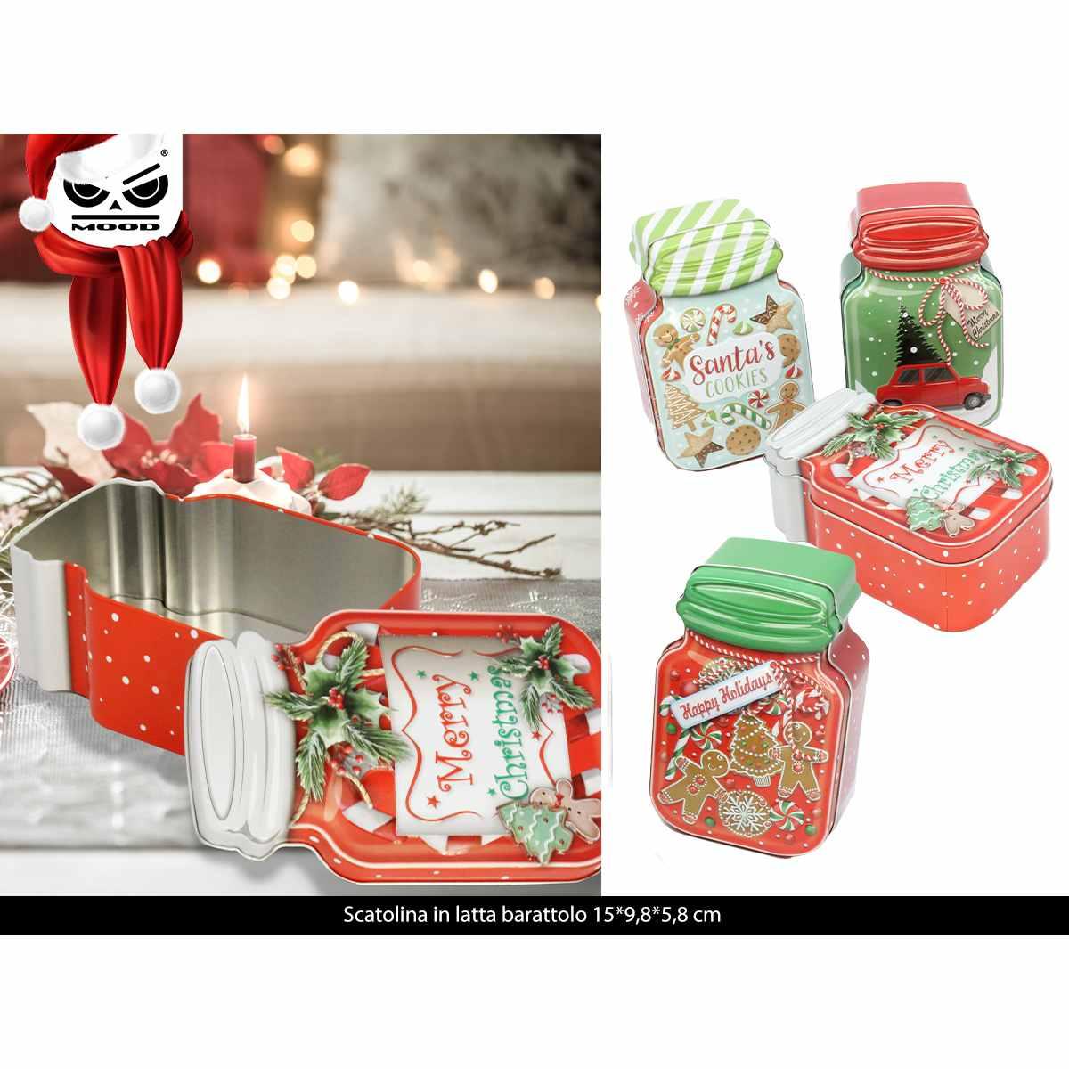 Scatolaa in latta barattolo