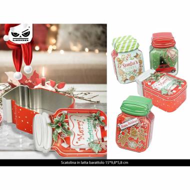 Scatolaa in latta barattolo