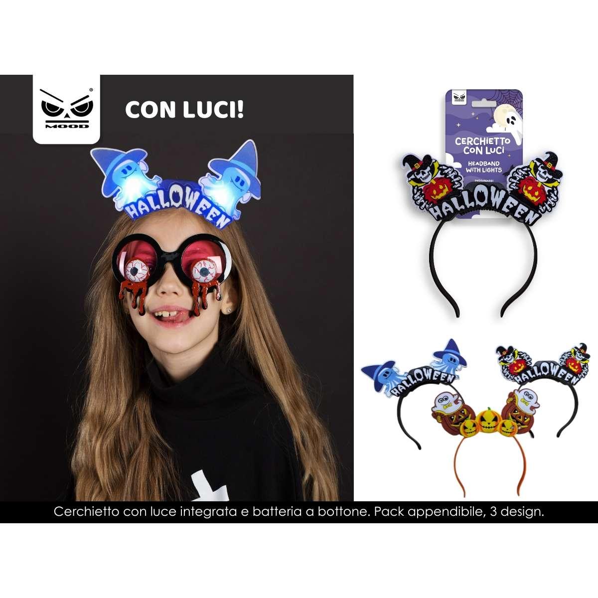 Cerchietto con luci personaggi