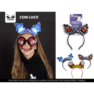 Cerchietto con luci personaggi