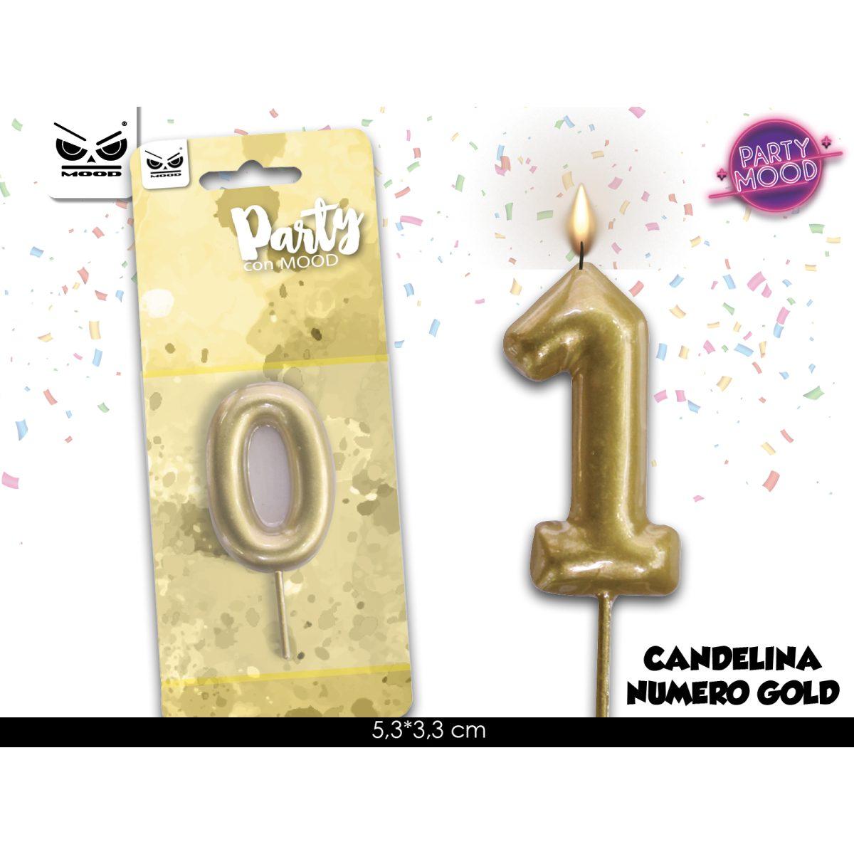 Candelina oro numero 1