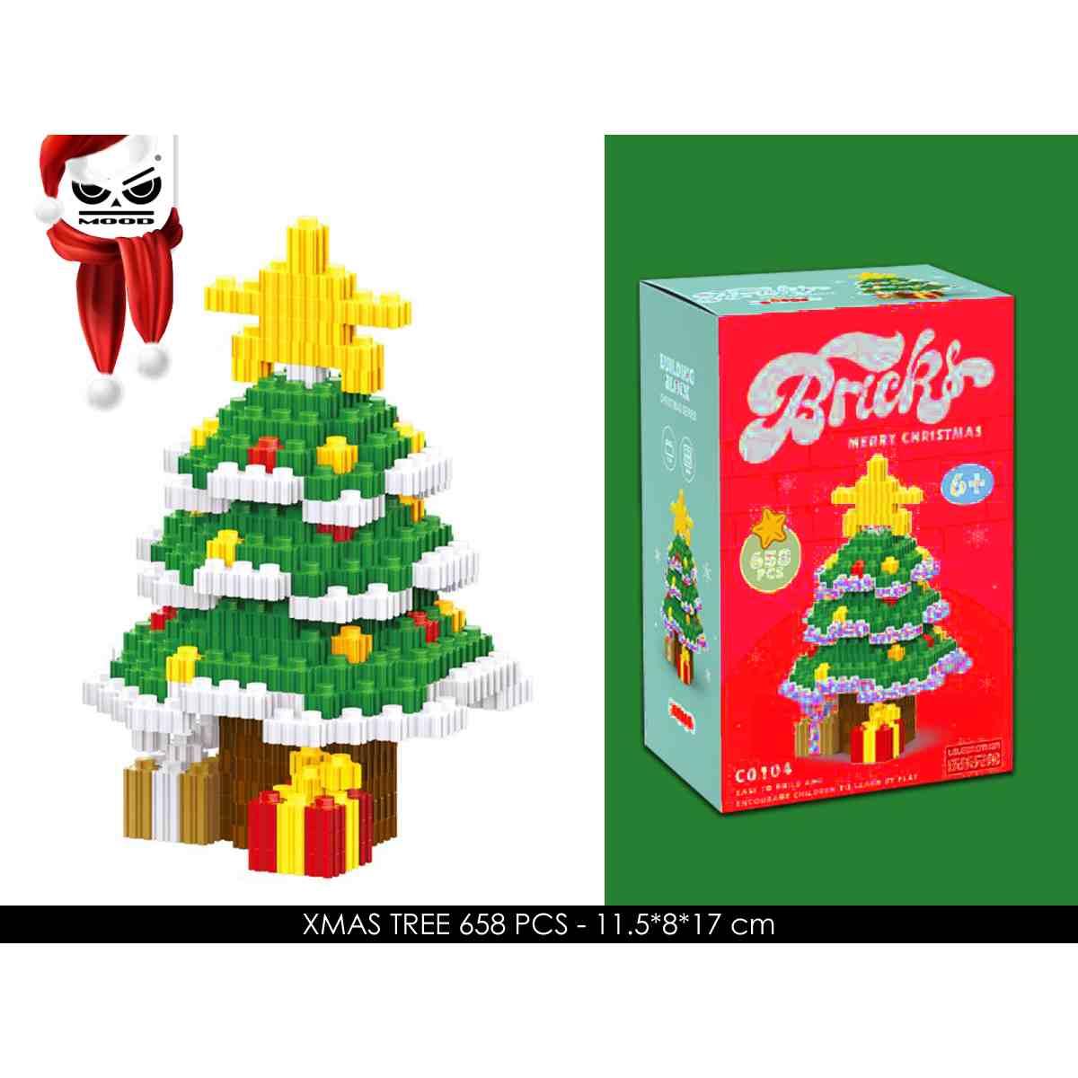 Costruzione albero di natale  xl 658pcs