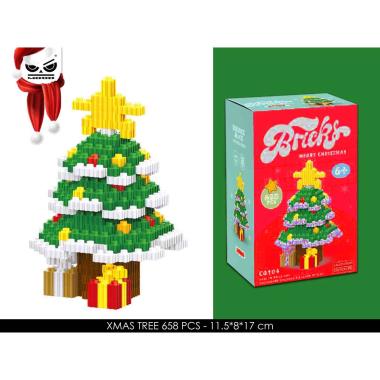 Costruzione albero di natale  xl 658pcs