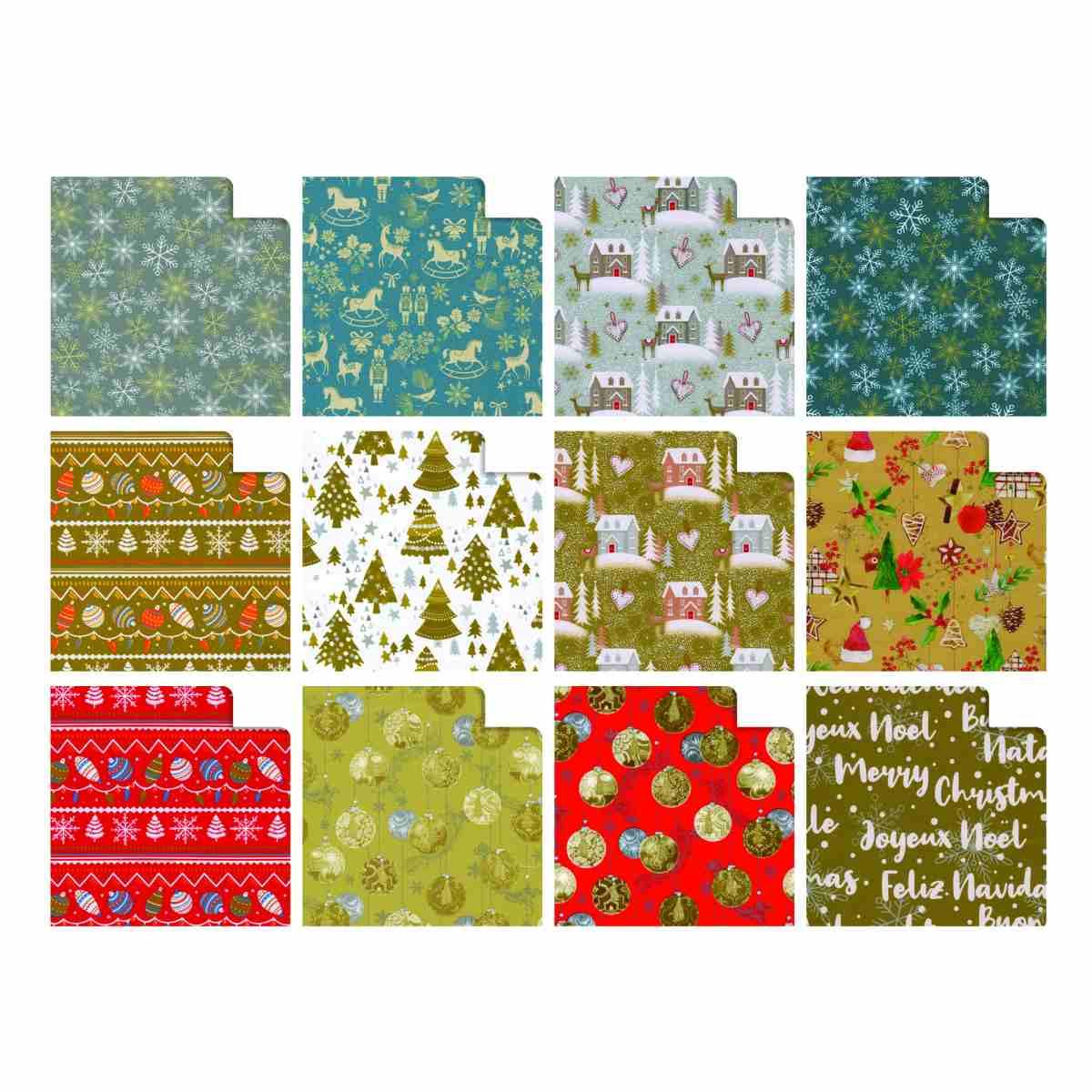 Carta regalo raso scatole da 100 fogli ass.nat.r