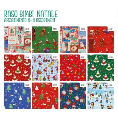 Carta regalo raso rotolino da 70cm x2mt ass.n
