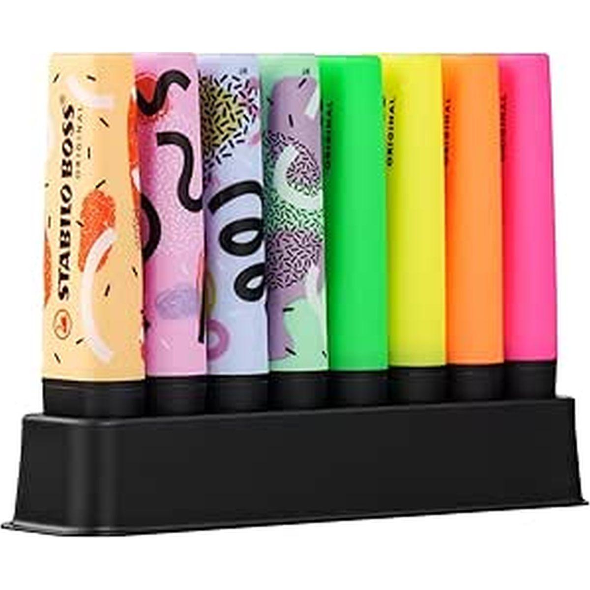 Stabilo boss fluo deskset 8pz juschee