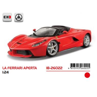 Burago la ferrari aperta 1:24