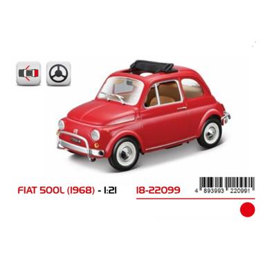 Burago fiat 500l 1968 1:21