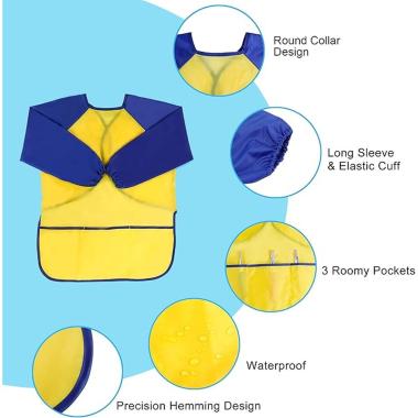 Grembiulino per pittura con maniche