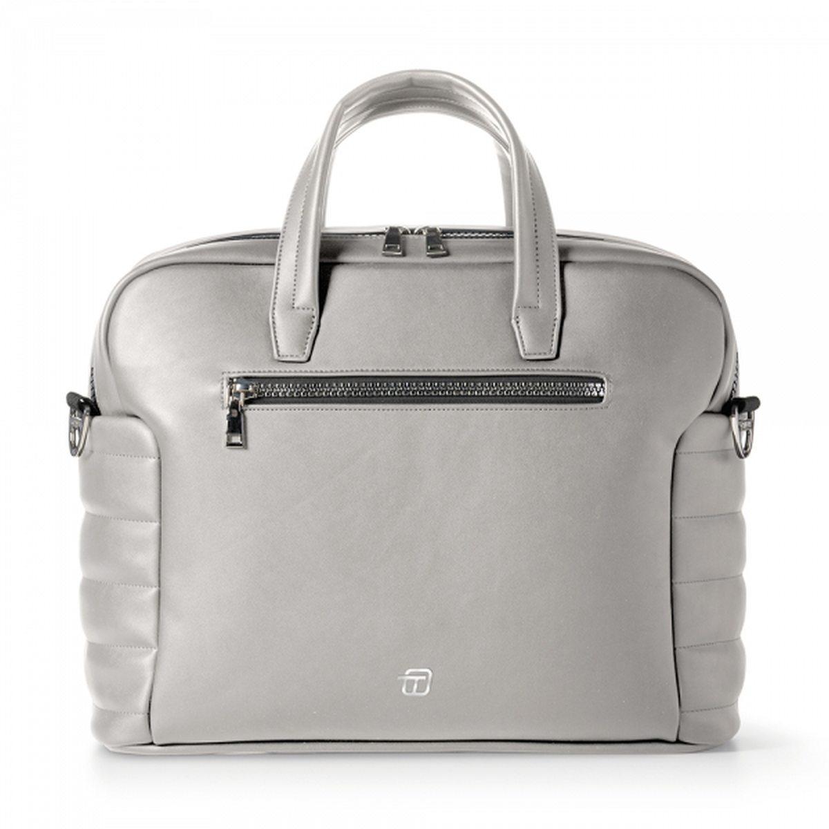 Borsa business bag 2 manici similpelle ghiaccio