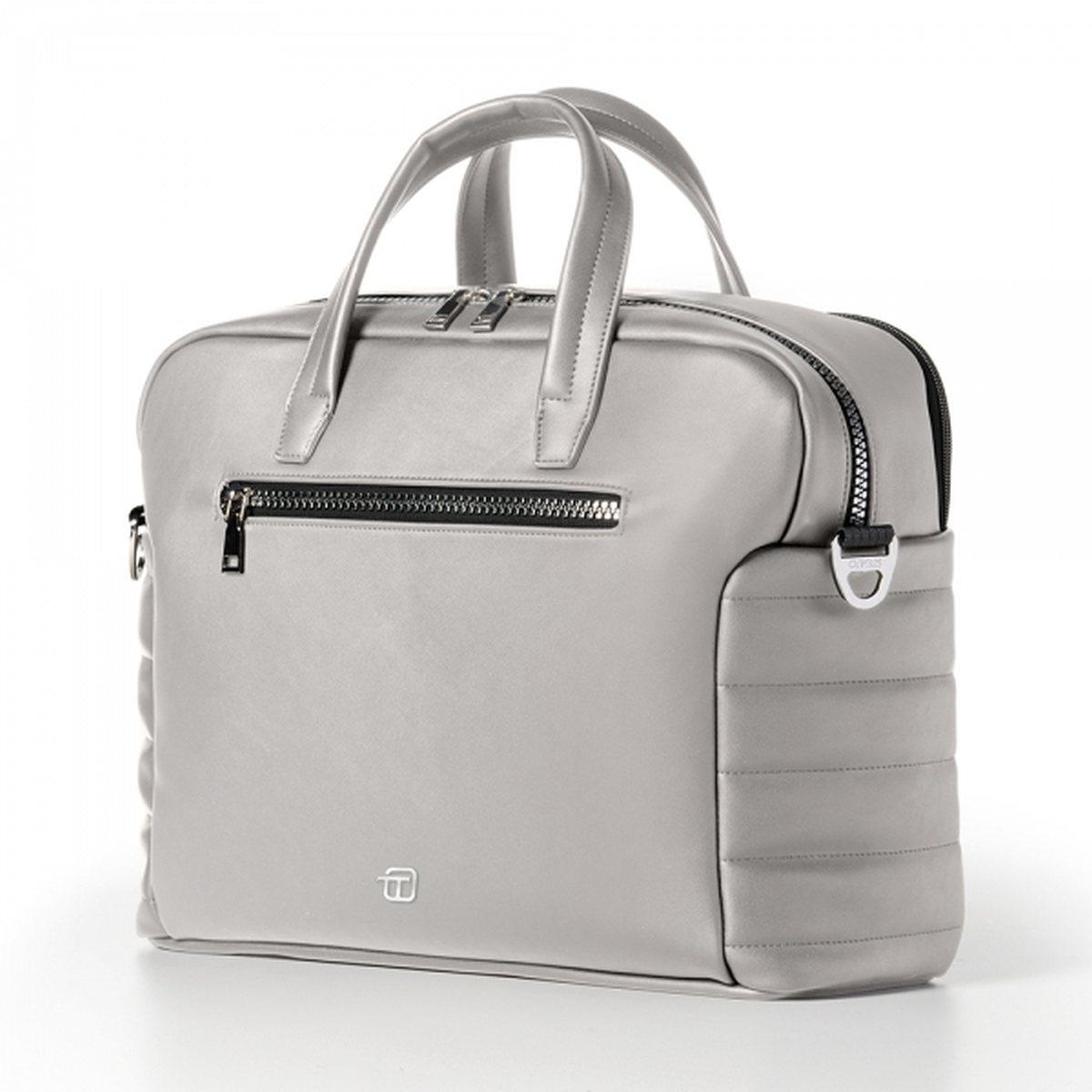 Borsa business bag 2 manici similpelle ghiaccio