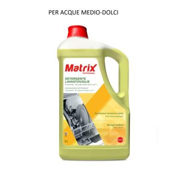 Matrix detergente lavastoviglie acque medio dolci 5.7kg