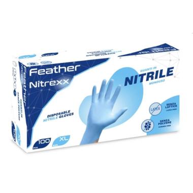 Guanti monouso nitrile blu tg.l