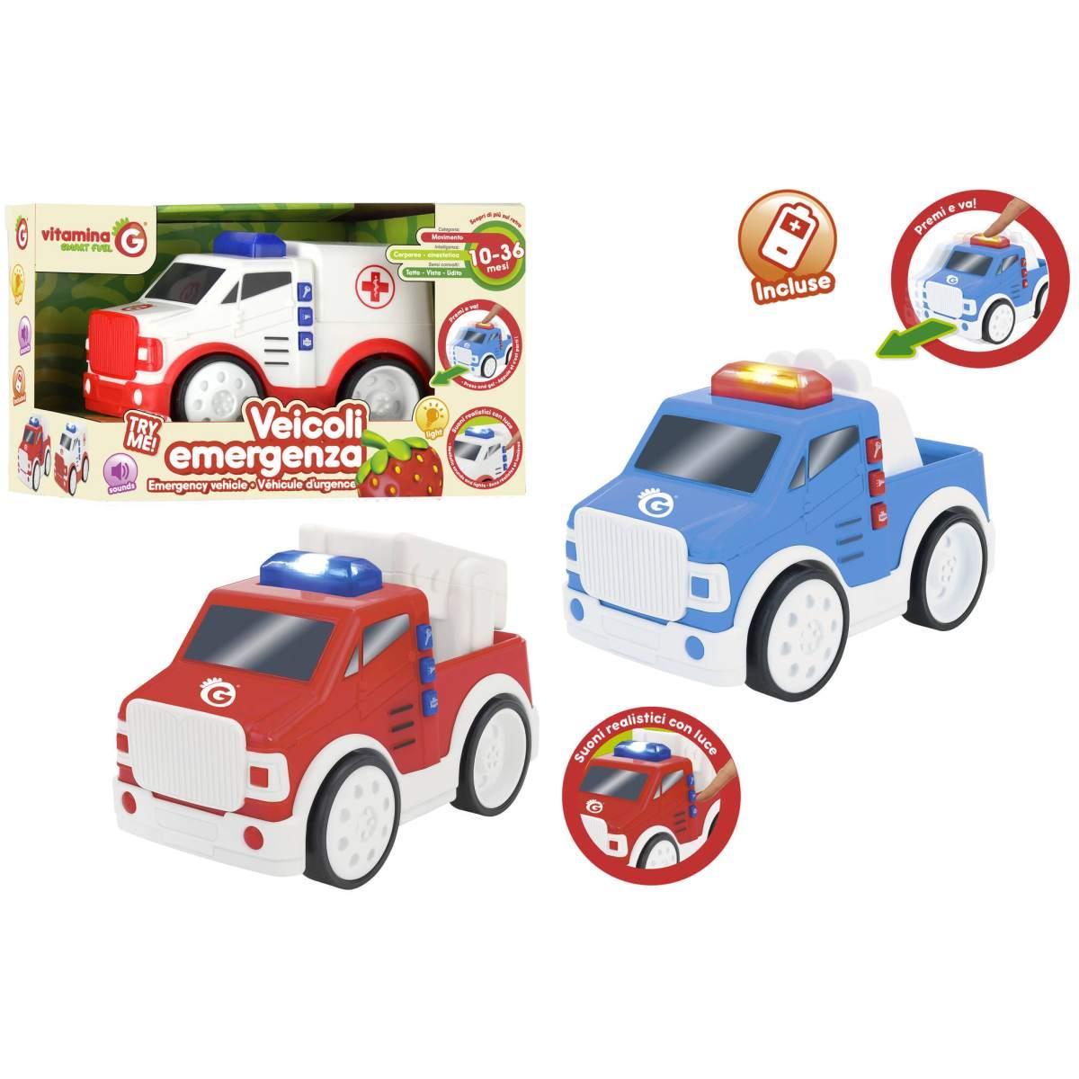 B/o veicoli emergenza push & go c/l/s try-me 3 ass