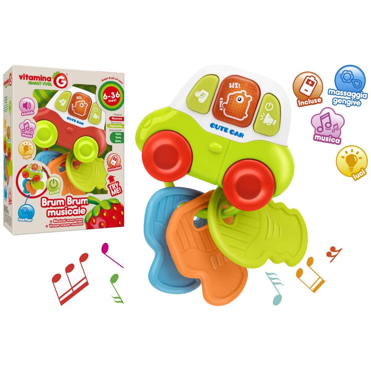 B/o macchinina musicale c/chiavi/l/s/musiche tryme