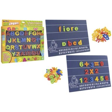 Lavagna magnetica c/letter/numeri 3a