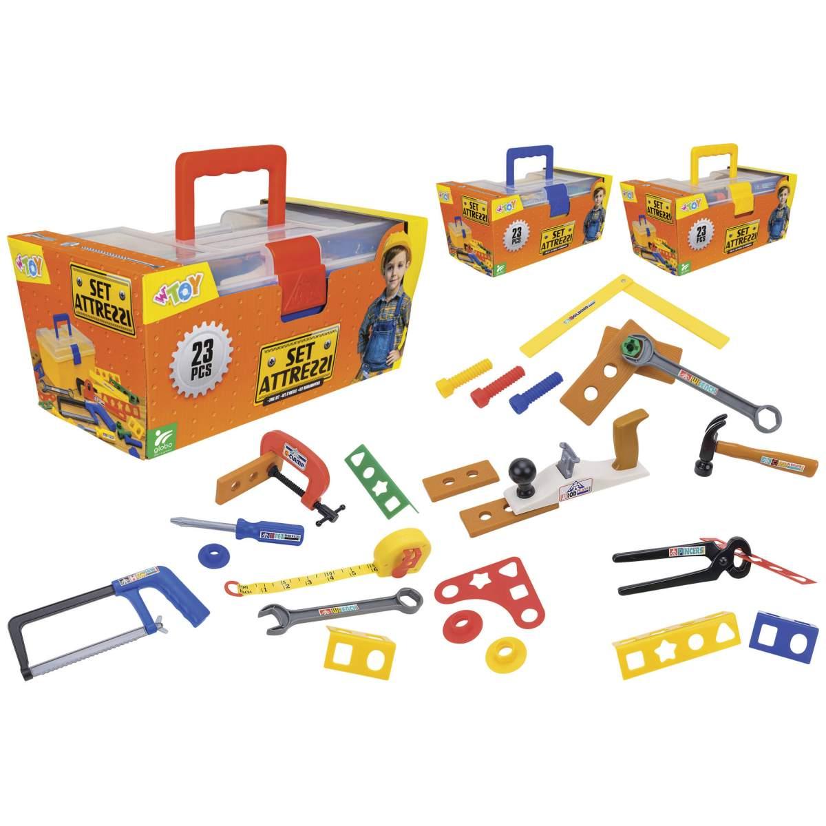 Valigetta attrezzi lavoro 23pz 3ass