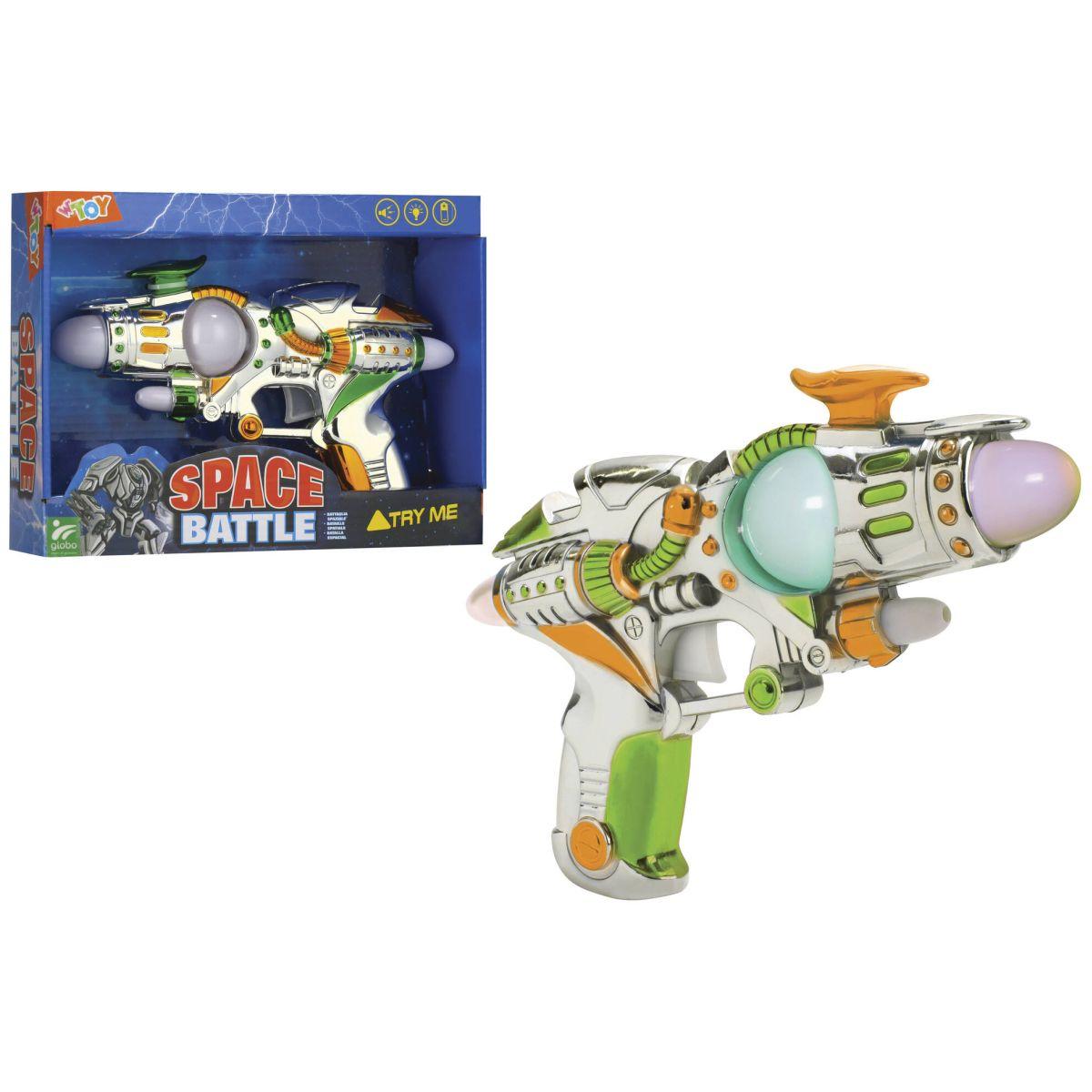 Pistola spaziale b/o l/s try-me 2col