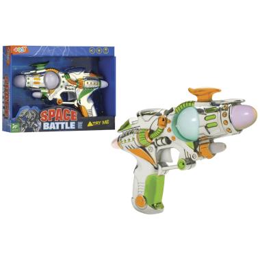Pistola spaziale b/o l/s try-me 2col