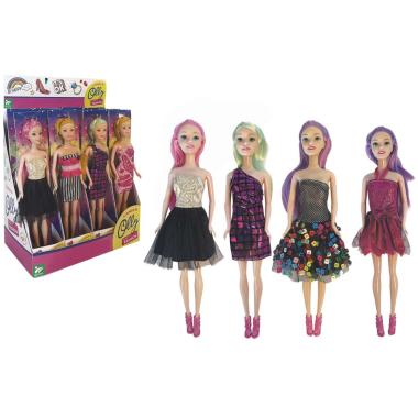 Fashion doll 30 cm 12 pz in d/box 6 ass