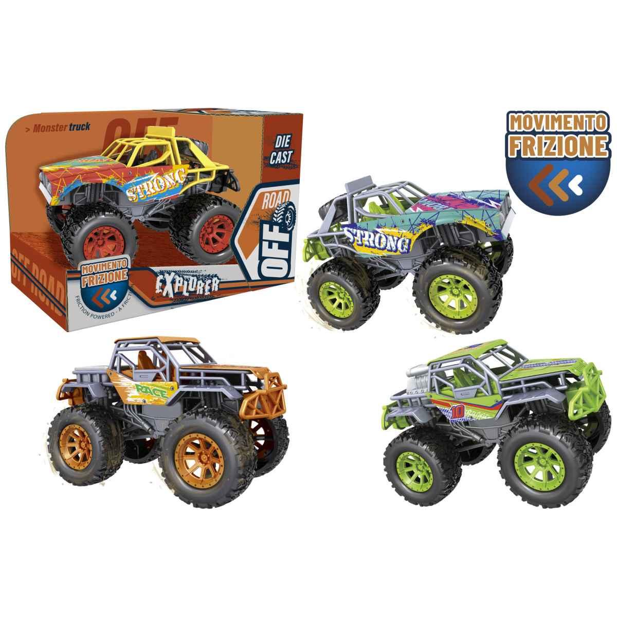 Auto offroad metallo frizione 2ass. 2 col.