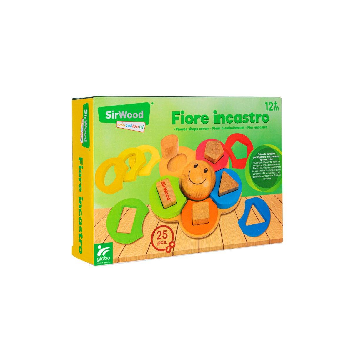 Fiore blocchi geometrici/gioco incastro