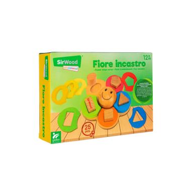 Fiore blocchi geometrici/gioco incastro