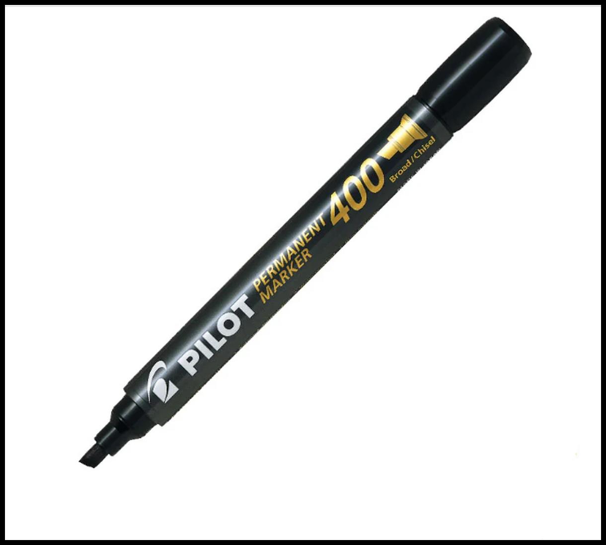 Marker permanent 400 punta scalpello nero cf20