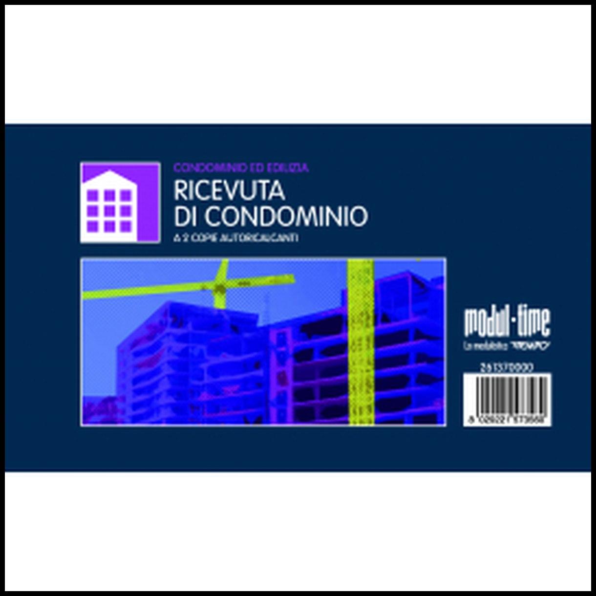 Blocco ricevute 50x2 condominio 2 copie 10x16,8