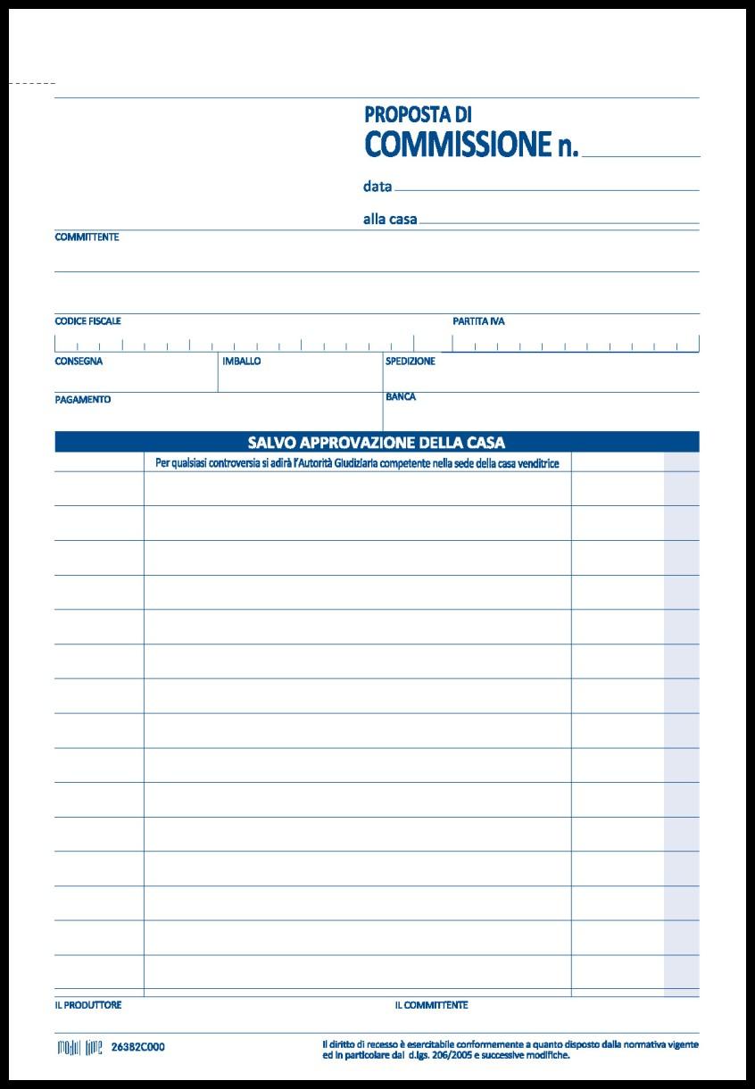 Blocco copia commissione 50x2 a5 2cop