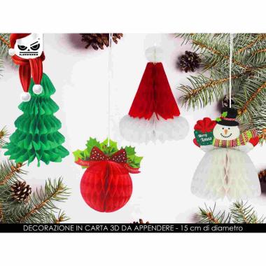 Decorazione in carta 3d da appendere