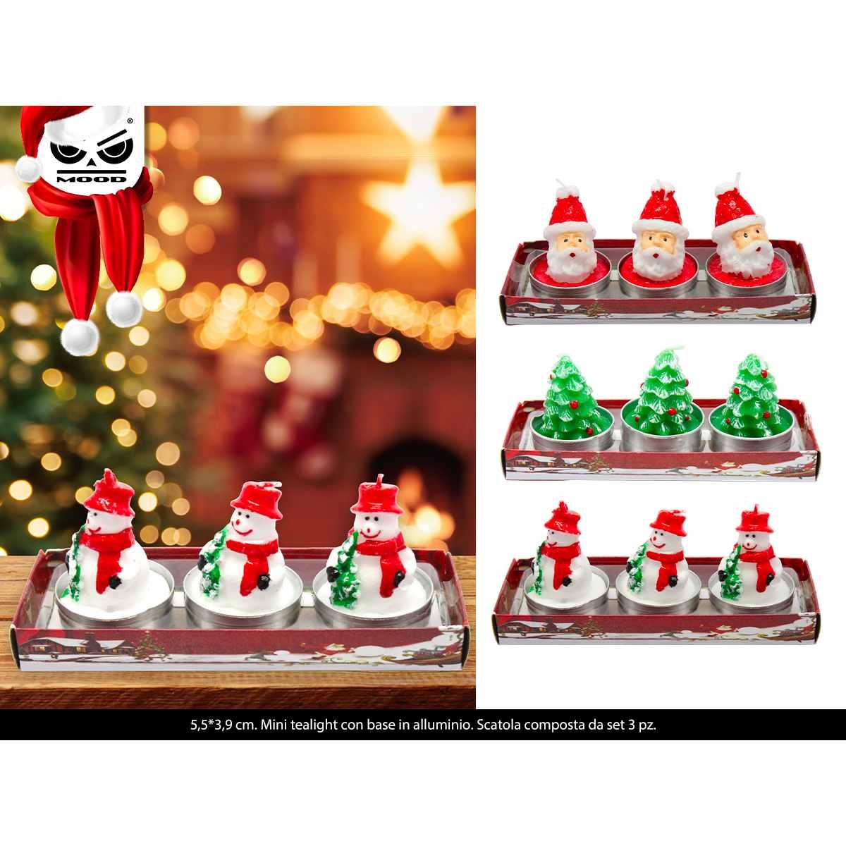 Candela tealight set 3pz