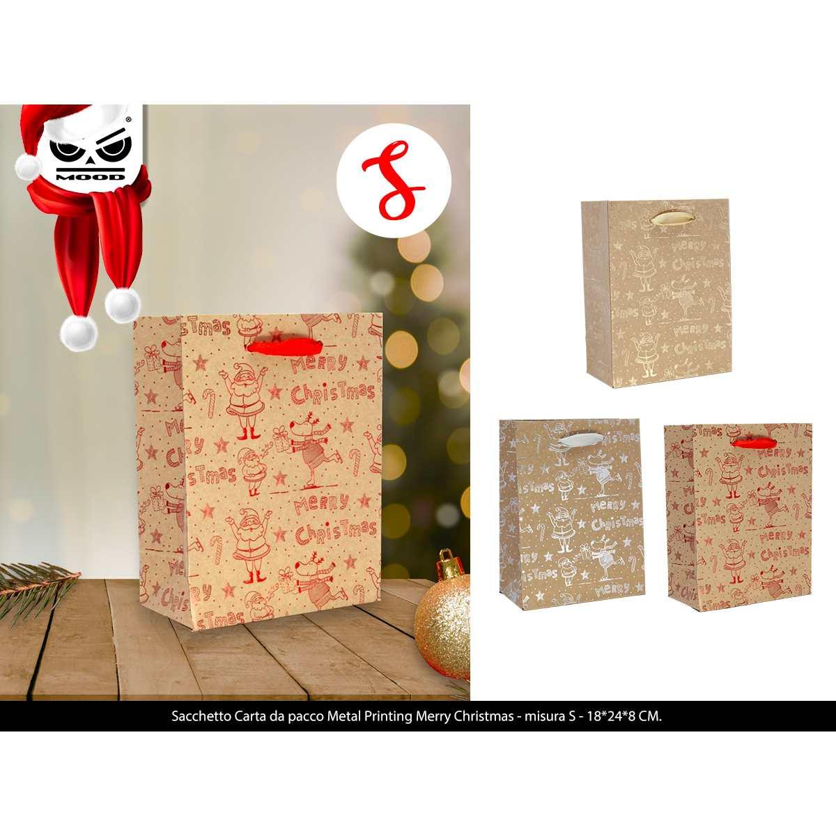 Sacchetto carta da pacco metal